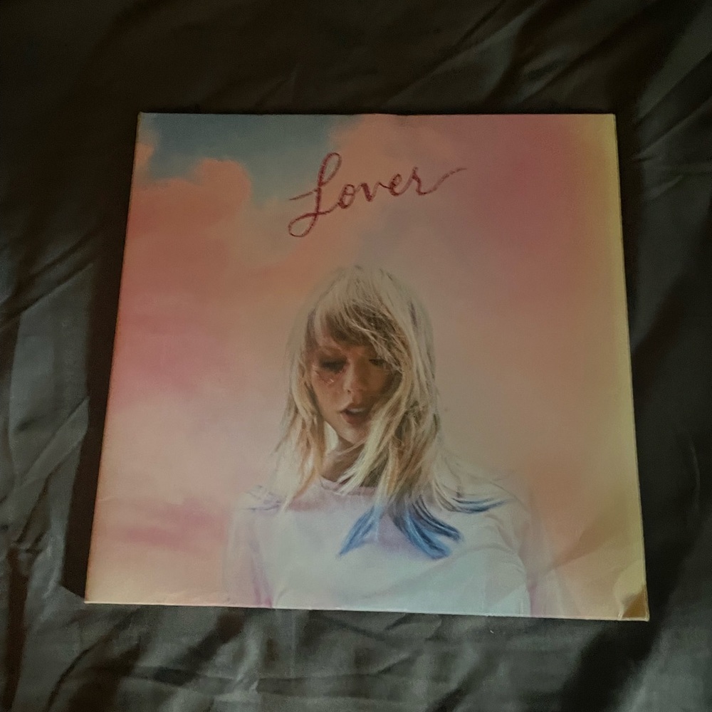 Taylor, Swift, Lover, pink & blue vinyl